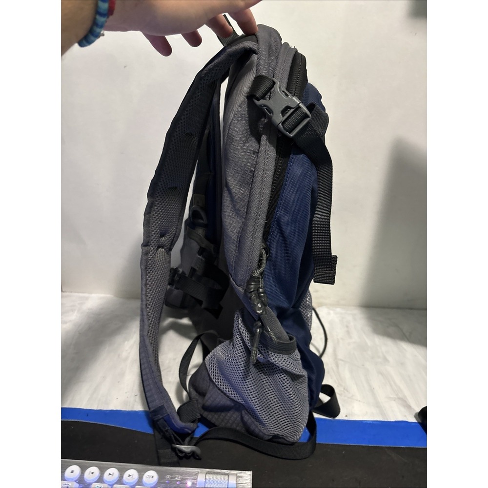 Ascend Blue 17" Backpack Has Rip In Side - Picture 5 of 7